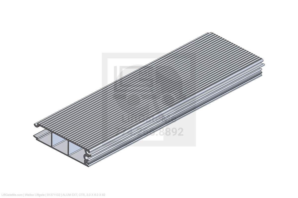 Waltco Liftgate Part Number 91371132 | alum ext, ctr, 2.0 x 6.0 x 82