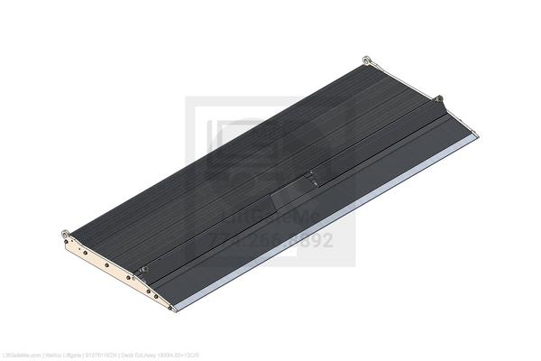 This is an image for a Waltco liftgate Deck Ext.Assy 18X84.50+12C/S
