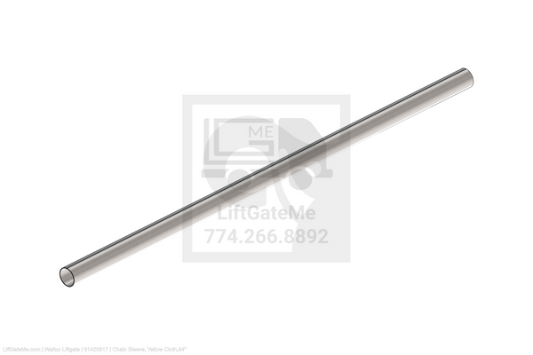 This is an image for a Waltco liftgate Chain Sleeve, Yellow Cloth,44