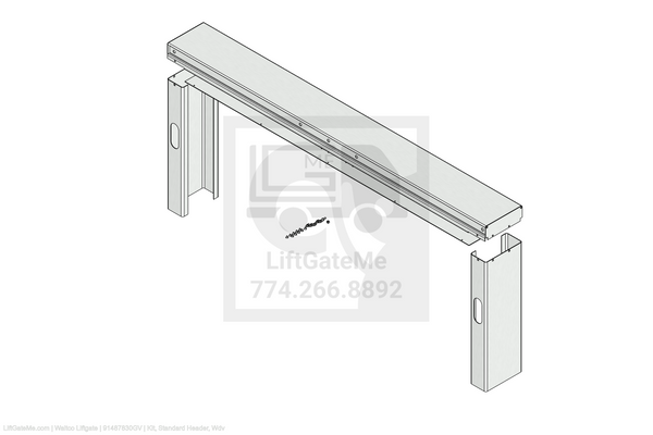 This is an image for a Waltco liftgate Kit, Standard Header, Wdv