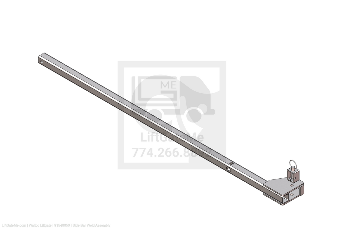 This is an image for a Waltco liftgate Side Bar Weld Assembly