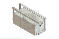 This is an image for a Waltco liftgate Battery Box Assembly Complete