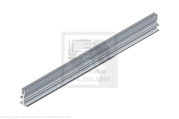 Waltco Liftgate Part Number 91565360 | al ext runner weldment, forked