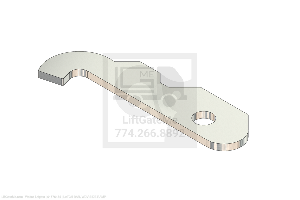 Waltco Liftgate Part Number 91576184 | latch bar, wdv side ramp