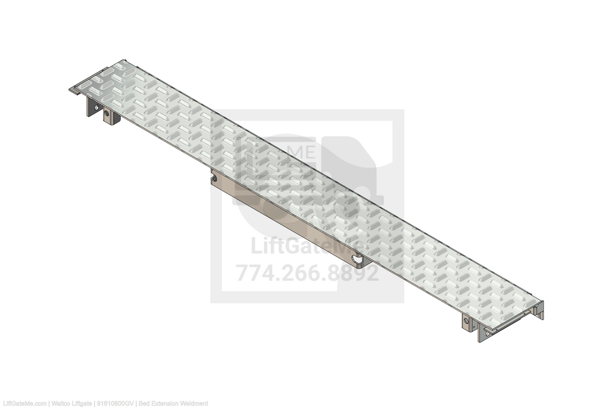 This is an image for a Waltco liftgate Bed Extension Weldment