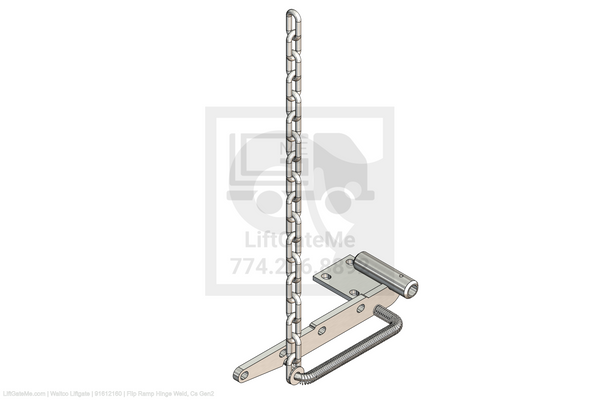 This is an image for a Waltco liftgate Flip Ramp Hinge Weld, Cs Gen2