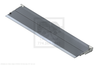 This is an image for a Waltco liftgate Flip Ramp Assy, 102", Cam Lock