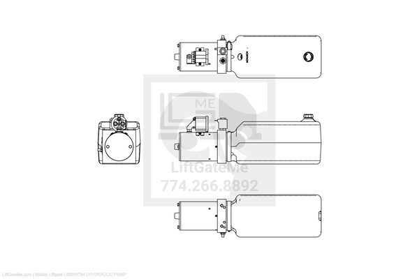 Waltco Liftgate Part Number 95016784 | hydraulic pump