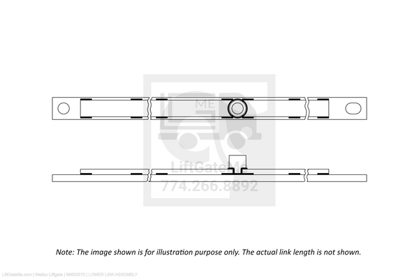 Waltco Liftgate Part Number 98820570 | lower link assembly