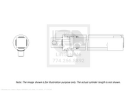 Waltco Liftgate Part Number 99606800 | acl-20ml, cylinder, 31" stroke