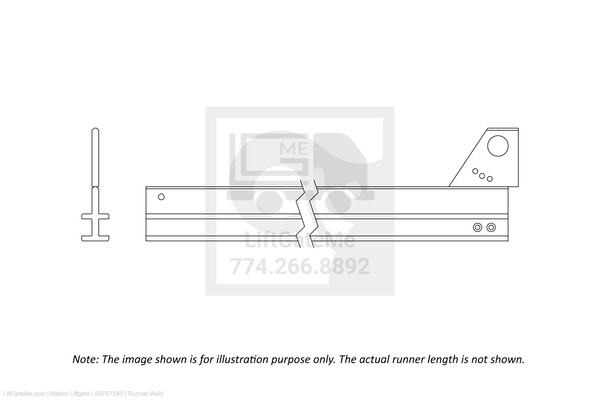 This is an image for a Waltco liftgate Runner Weld