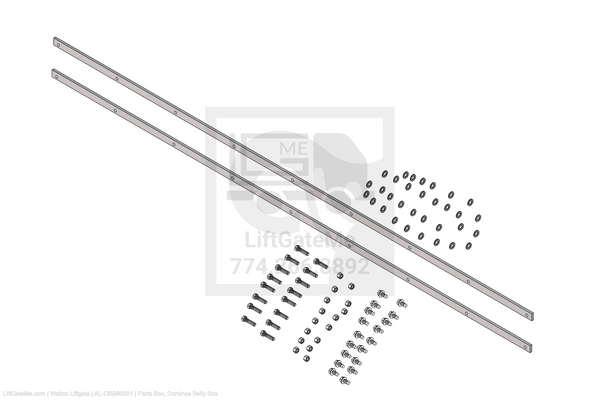 This is an image for a Waltco liftgate Parts Box, Dominos Belly Box