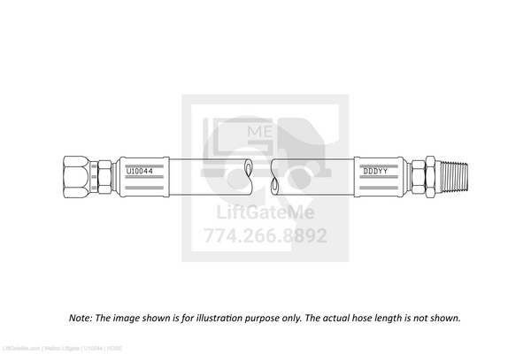 Waltco Liftgate Part Number u10044 | hose