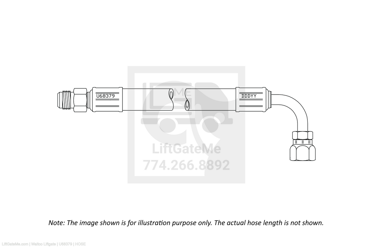 Waltco Liftgate Part Number u68379 | hose