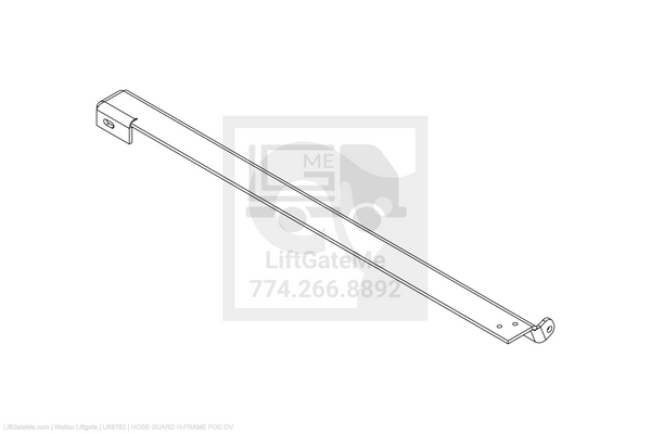 Waltco Liftgate Part Number u68762 | hose guard h-frame poc dv