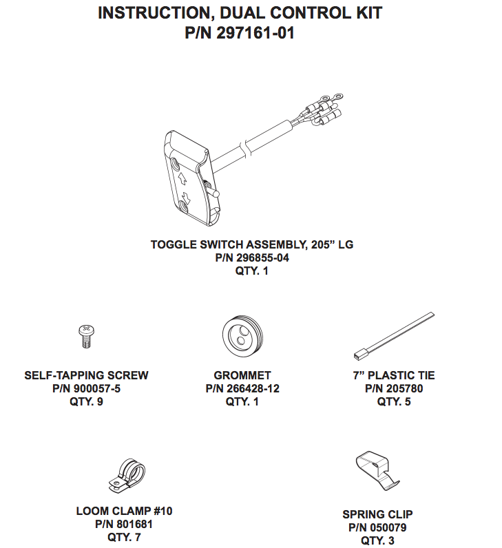 Maxon Dual Control Kit 297161-01