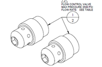 Maxon Liftgate Flow control valves - 269309-01