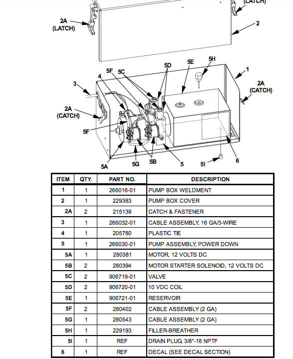 Maxon Liftgate Part 266030-01 - No Longer Available - Replaced by 267655-01