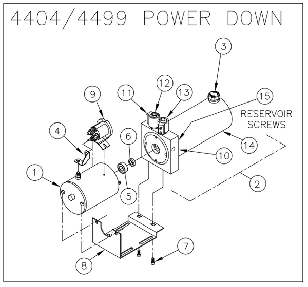 Thieman LRST and M model power unit - 4404
