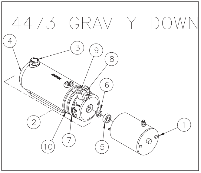 Thieman TVL-126, 15, and 20 Power Unit - 4473