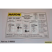 Maxon Liftgate Part 5-90052 is no longer valid. Contact Us.